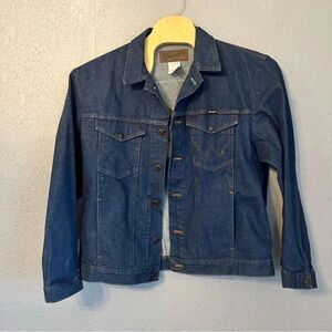 Wrangler Mens Jean Jacket Custom Made Size XLarge